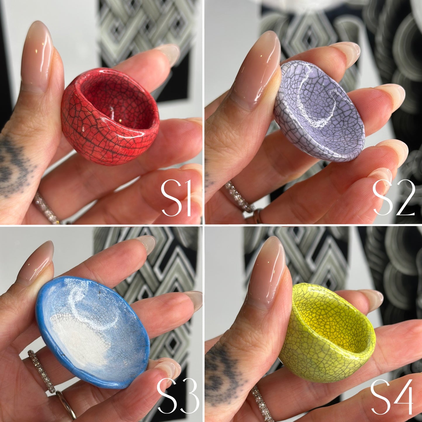 Porcelain vessels (3x sizes)