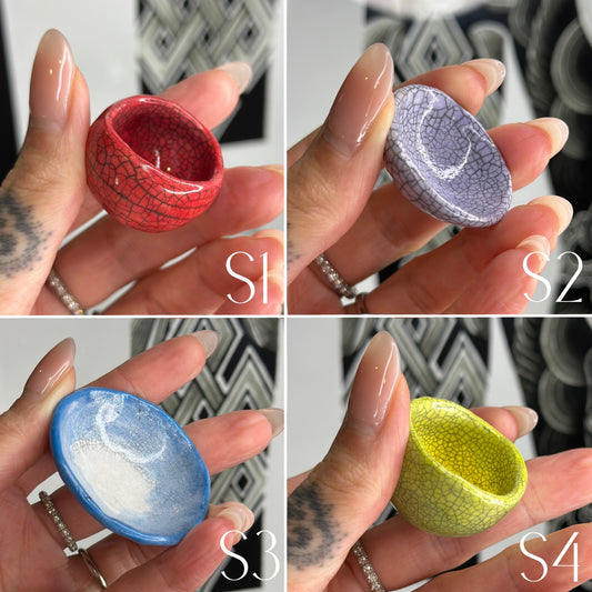 Porcelain vessels (3x sizes)