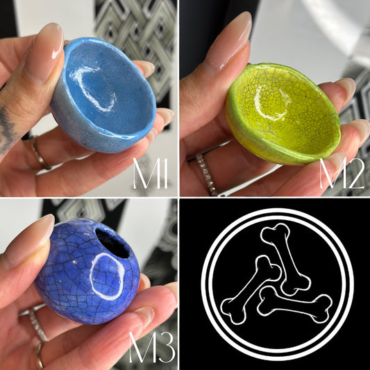 Porcelain vessels (3x sizes)