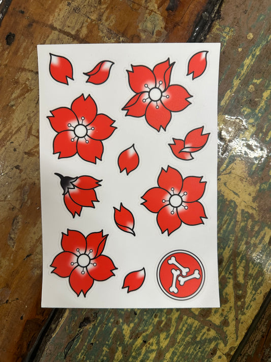 Bonnie Bones Sakura stickers